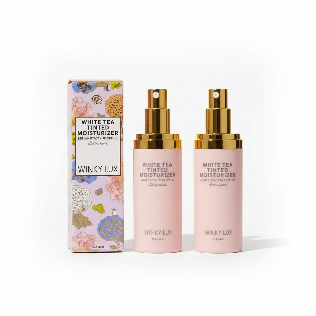 Winky Lux White Tea Tinted Moisturizer SPF 30 — Medium Deep | Hydrating Skin Tint 1 fl oz