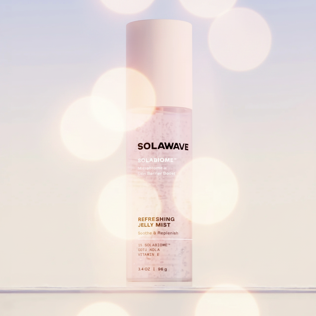 Solawave Solabiome Pre- & Probiotic Refreshing Jelly Mist — Hydrating Face Toner for All Skin Types