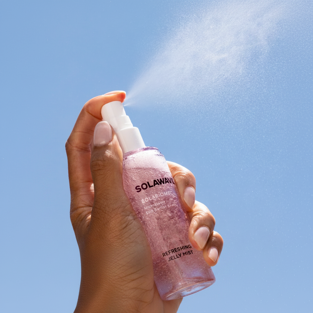 Solawave Solabiome Pre- & Probiotic Refreshing Jelly Mist — Hydrating Face Toner for All Skin Types